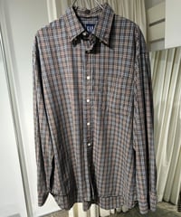 00s GAP チェックボタンダウンシャツ