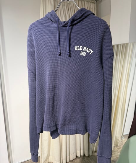 90s OLD NAVY ワッフルパーカー