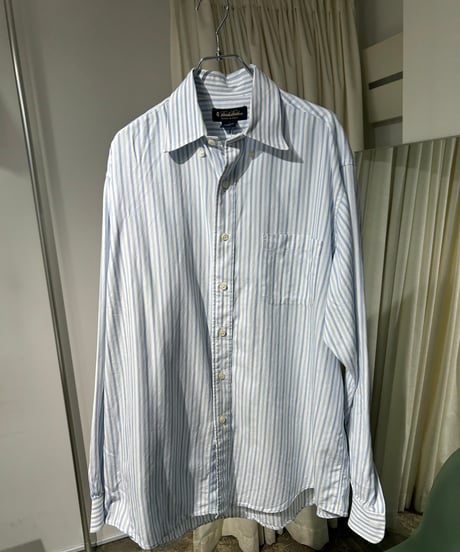 アメリカ製 Brooks Brothers ストライプコットンBDシャツ