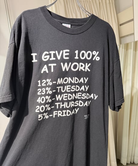 00s アメリカ製 WORK %Tシャツ