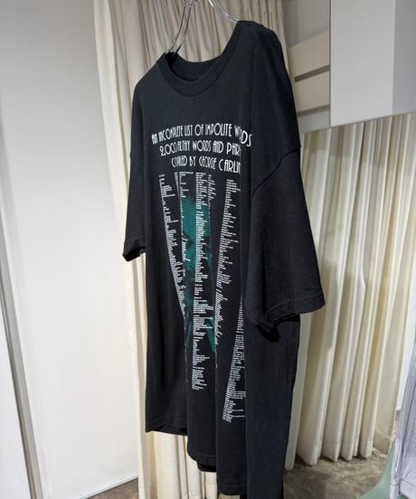 00s George Carlin 放送禁止用語Tシャツ