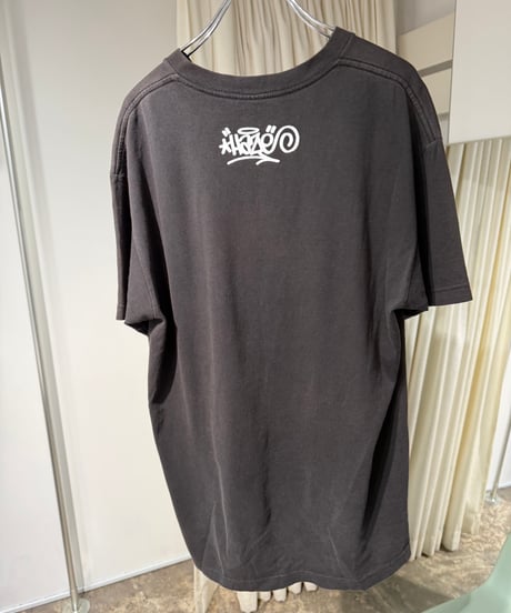 00s Stussy フェードブラックTシャツ