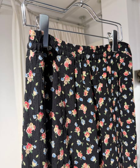90s Lizwear レーヨン花柄スカート