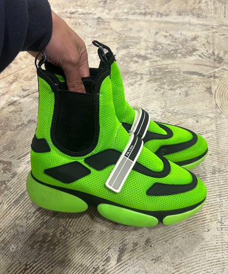 PRADA サイドゴア メッシュブーツ