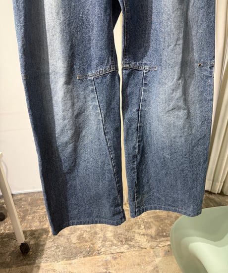 90s ニータック デニムパンツ