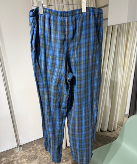 90s Puritan コットンチェックパジャマパンツ