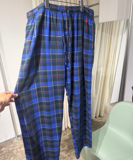 90s Polo Ralph Lauren チェックパジャマパンツ