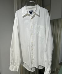 00s LANDS' END シアサッカーボタンダウンシャツ