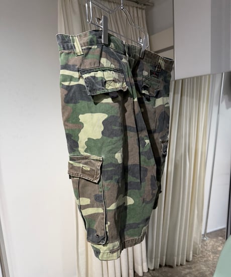 90s カモ柄 コットンカーゴショーツ