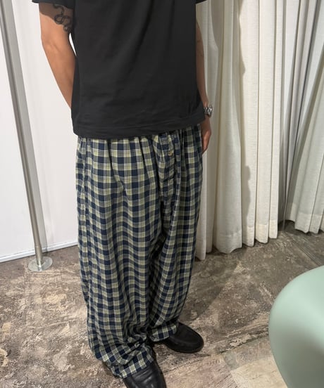 90s PURITAN チェックパジャマパンツ