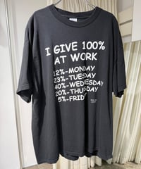 00s アメリカ製 WORK %Tシャツ