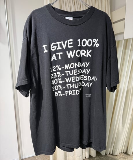 00s アメリカ製 WORK %Tシャツ