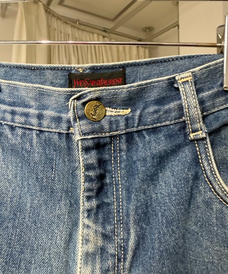80s アメリカ製 YVES SAINT LAURENT デニムパンツ