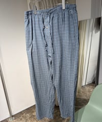 90s Puritan コットンチェックパジャマパンツ