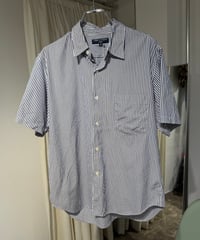COMME des GARCONS HOMME コットンストライプ半袖シャツ