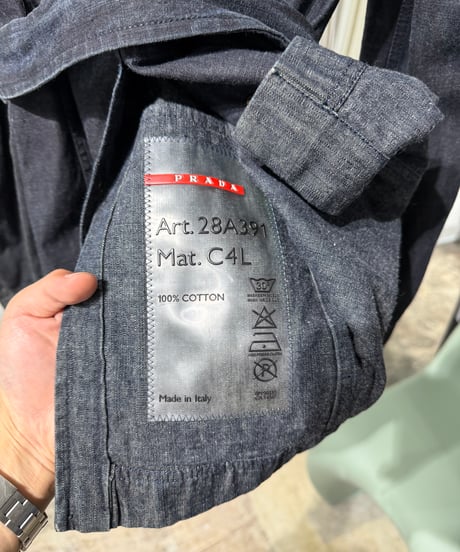 PRADA SPORTS ベルテッドデニムジャケット