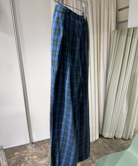 90s Puritan コットンチェックパジャマパンツ