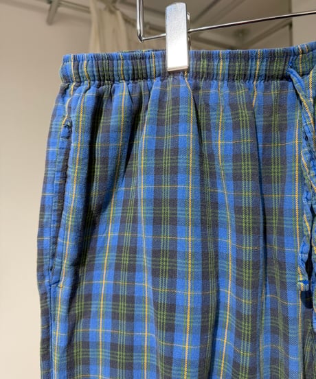 90s Puritan コットンチェックパジャマパンツ