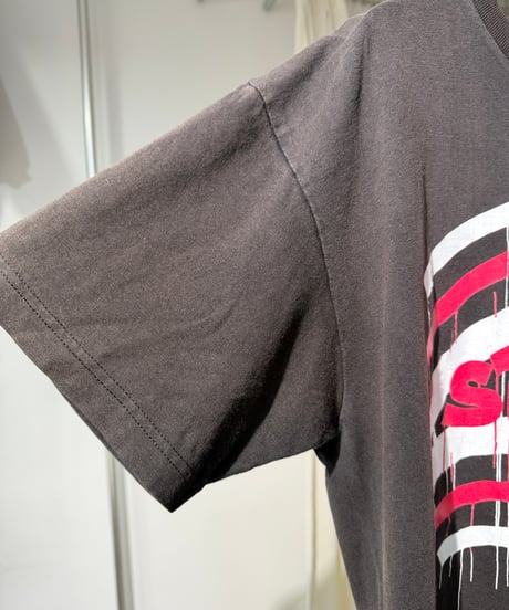 00s Stussy フェードブラックTシャツ