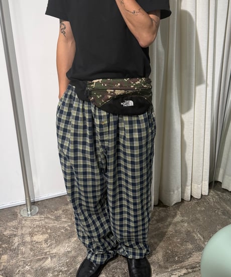 90s PURITAN チェックパジャマパンツ