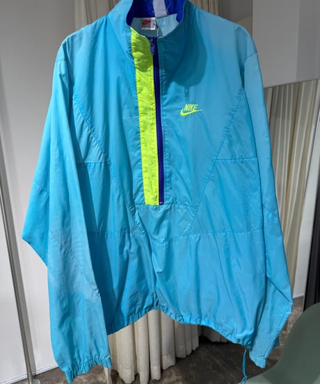 90s NIKE ナイロンハーフジッププルオーバー