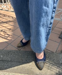 BALENCIAGA スエードヒールシューズ