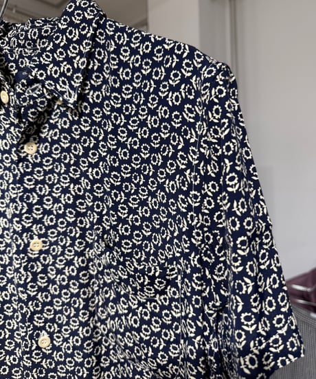 COMME des GARCONS HOMME ヒマワリ柄 レーヨンシャツ