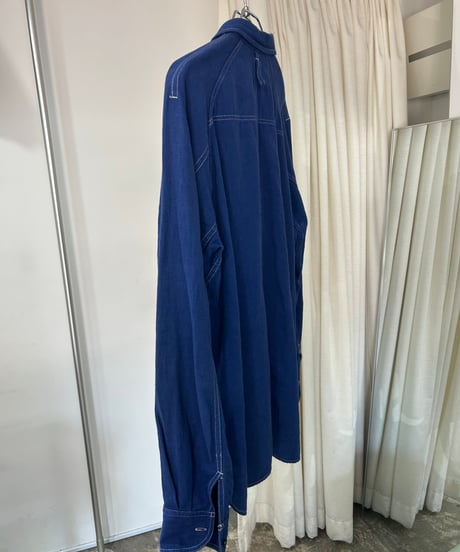 COMME des GARCONS HOMME コットンリネンワークシャツ