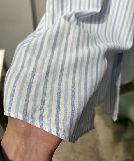アメリカ製 Brooks Brothers ストライプコットンBDシャツ