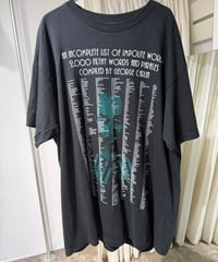 00s George Carlin 放送禁止用語Tシャツ