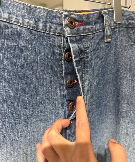 90s ニータック デニムパンツ