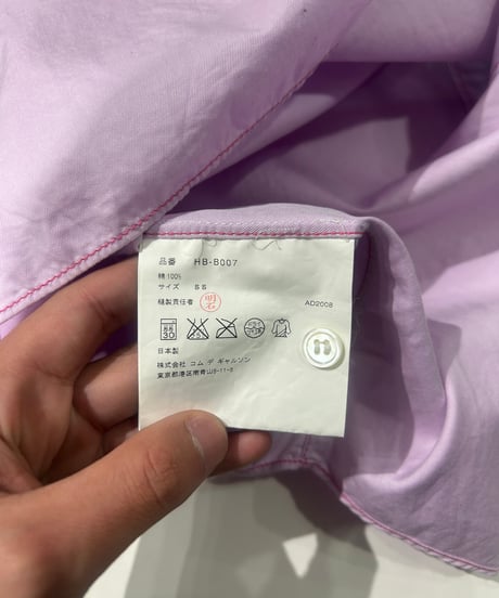 COMME des GARCONS HOMME ステッチデザインシャツ