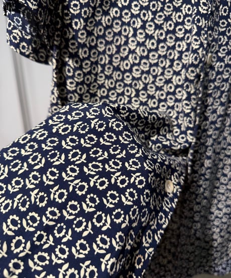 COMME des GARCONS HOMME ヒマワリ柄 レーヨンシャツ