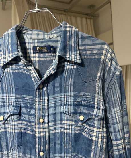 00s Polo Ralph Lauren ネイティブ柄 ウエスタンシャツ