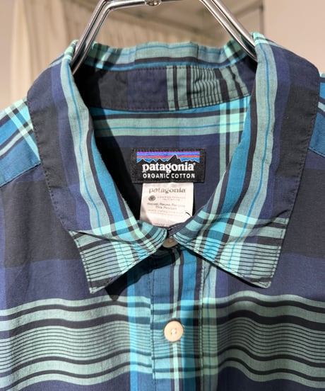 10s Patagonia チェック半袖シャツ