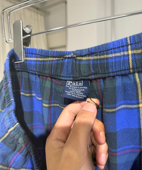 90s Polo Ralph Lauren チェックパジャマパンツ