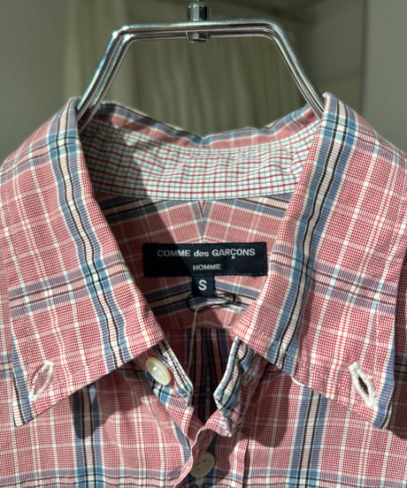 COMME des GARCONS HOMME コットンチェックシャツ