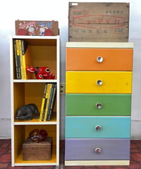MUSTARD YELLOW RETRO COLOR BOX
