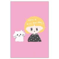 ポストカード（Hava a nice holiday）