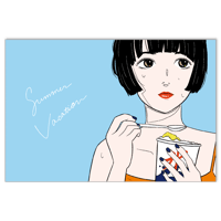 ポストカード（summer vacation）