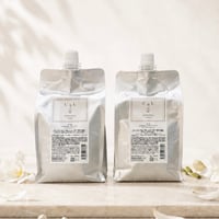 【詰替ボトル】yohaku.再整シャンプー&再整トリートメント　1000ml 詰め替えセット