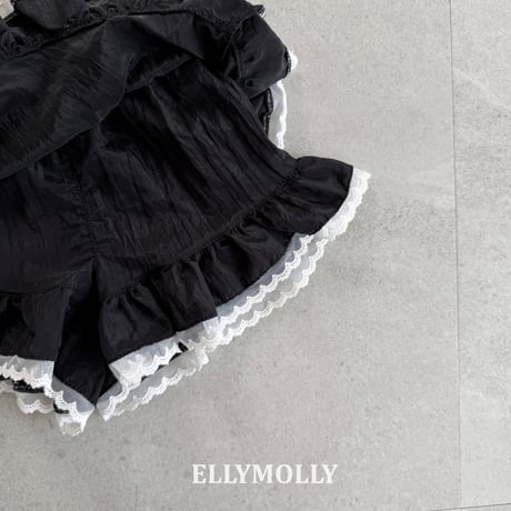 即納※ELLY MOLLY / silk layered skirt