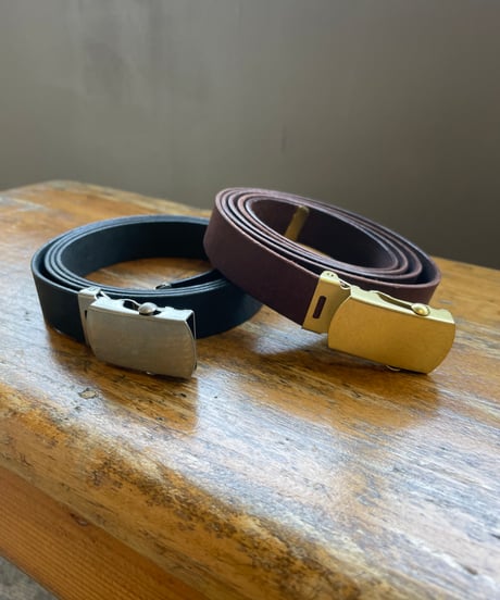 Leather belt