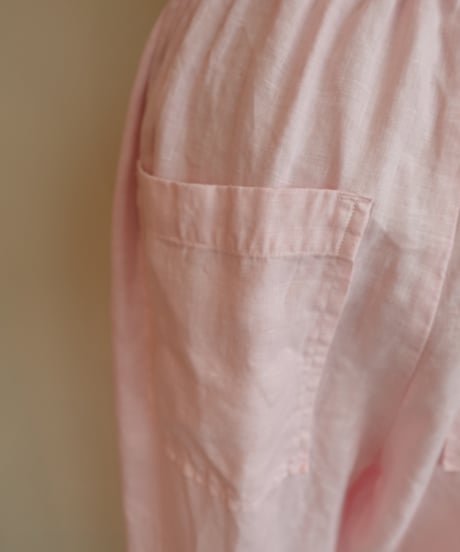 linen two tuck easy pants