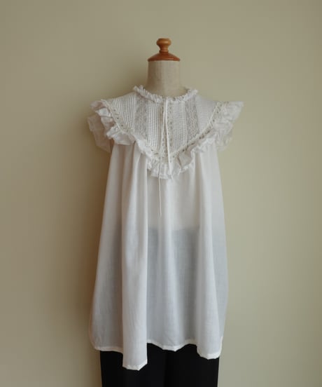 vintage lace tunic blouse