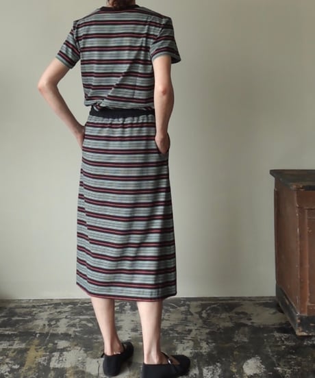 multi border skirt
