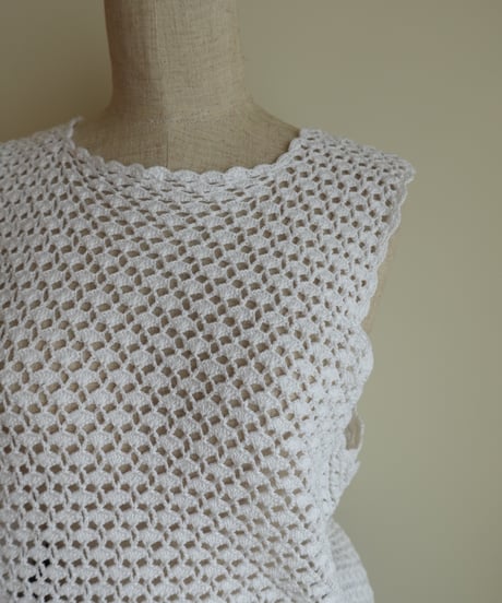 vintage handcrafted lace knit