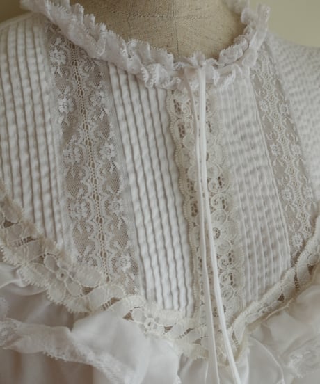vintage lace tunic blouse