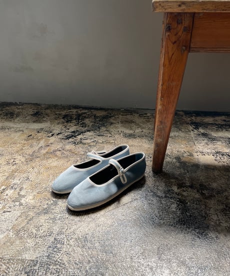 Mary Jane velour shose
