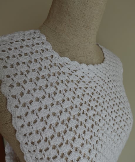 vintage handcrafted lace knit